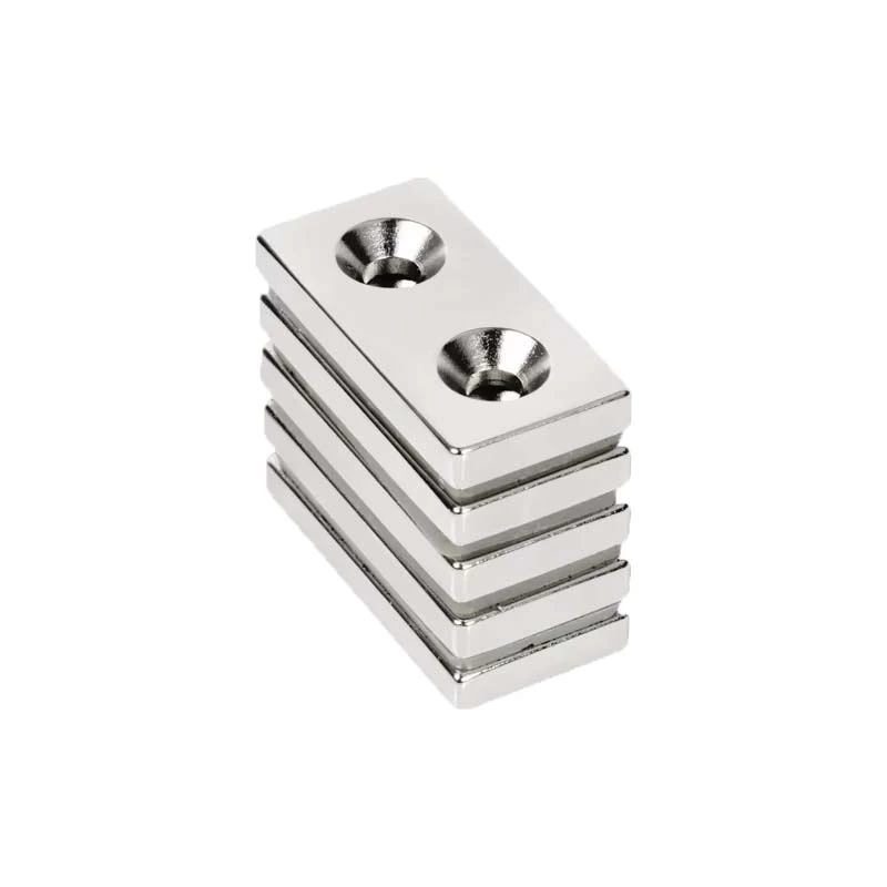 Magnets 1/4 Inch Thickness Channel Magnet Strong Bar Magnets with Countersunk Hole(255 pcs)